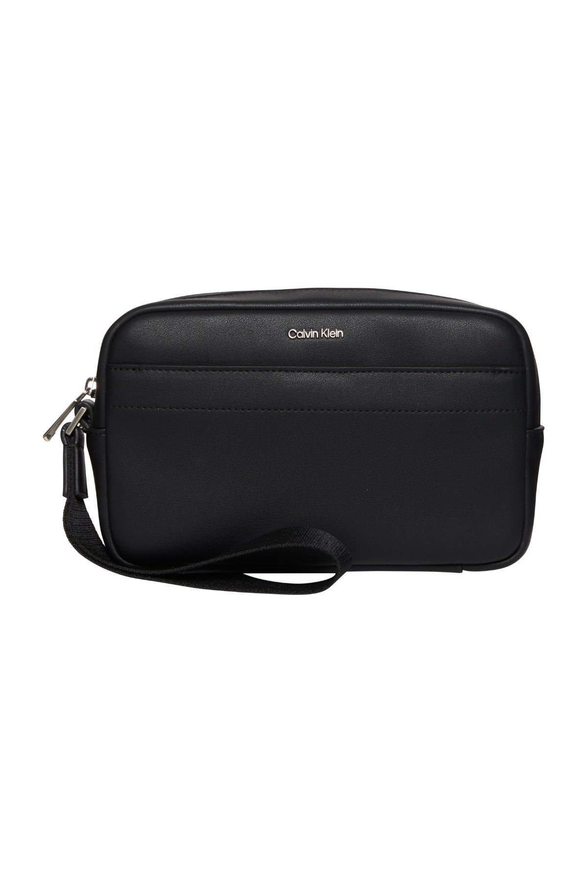 CALVIN KLEIN LVDG RAISED POUCH W HANDLE en color NEGRO (1)