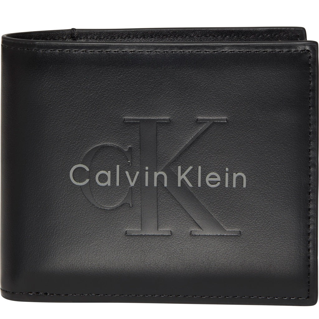 CALVIN KLEIN LVDG BOLD BILLFOLD COIN en color NEGRO (4)