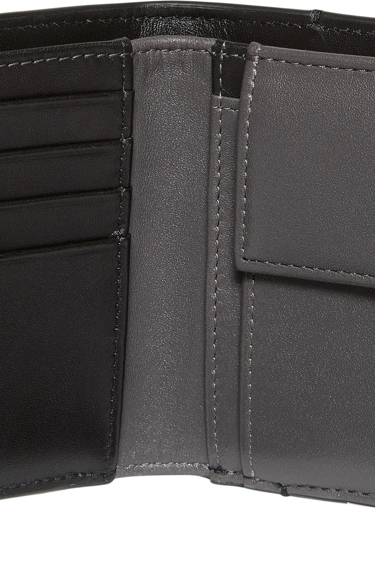 CALVIN KLEIN LVDG BOLD BILLFOLD COIN en color NEGRO (2)