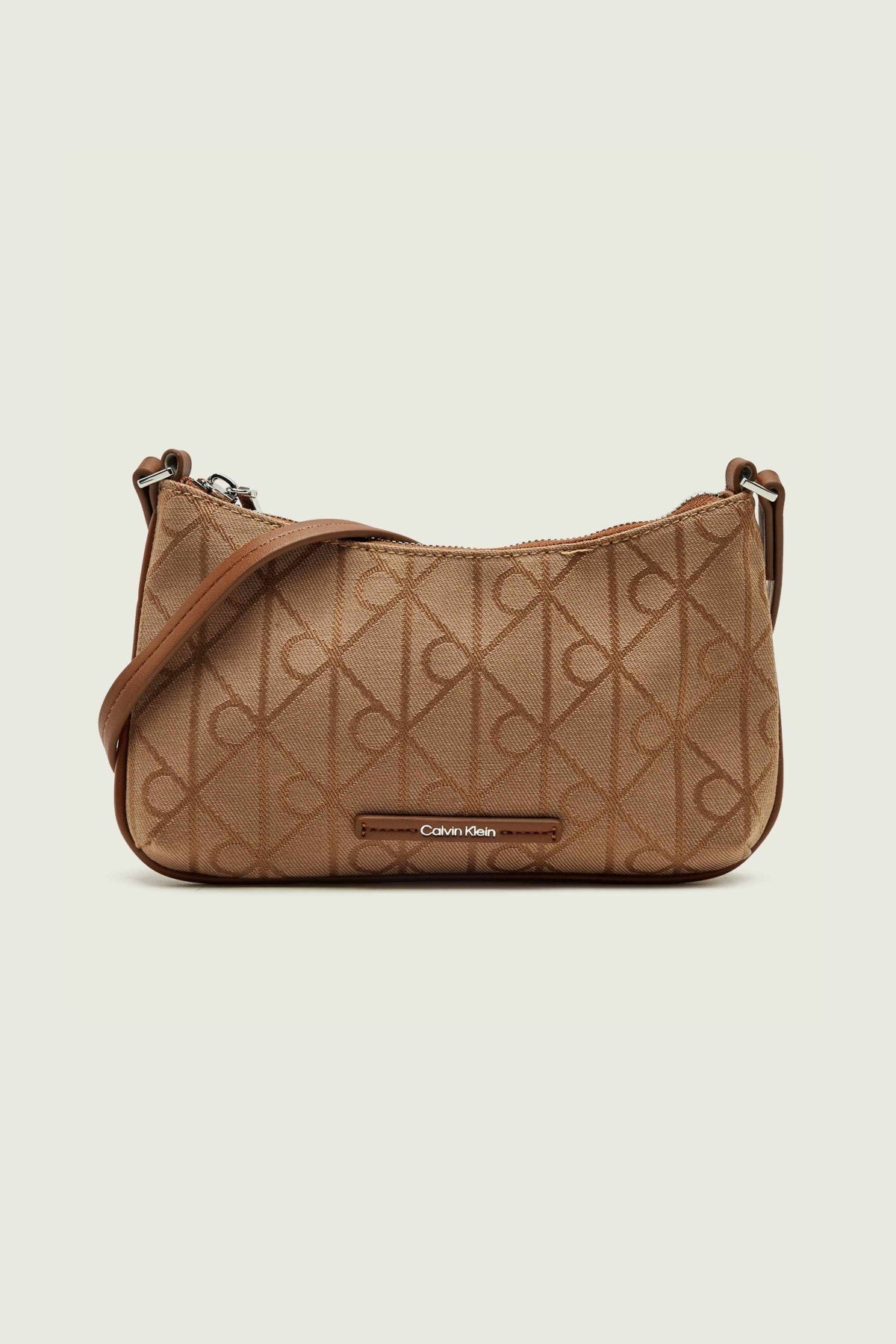 CALVIN KLEIN LVFG EMBLEM AOP JACQUARD MINI en color MARRON CLARO (1)