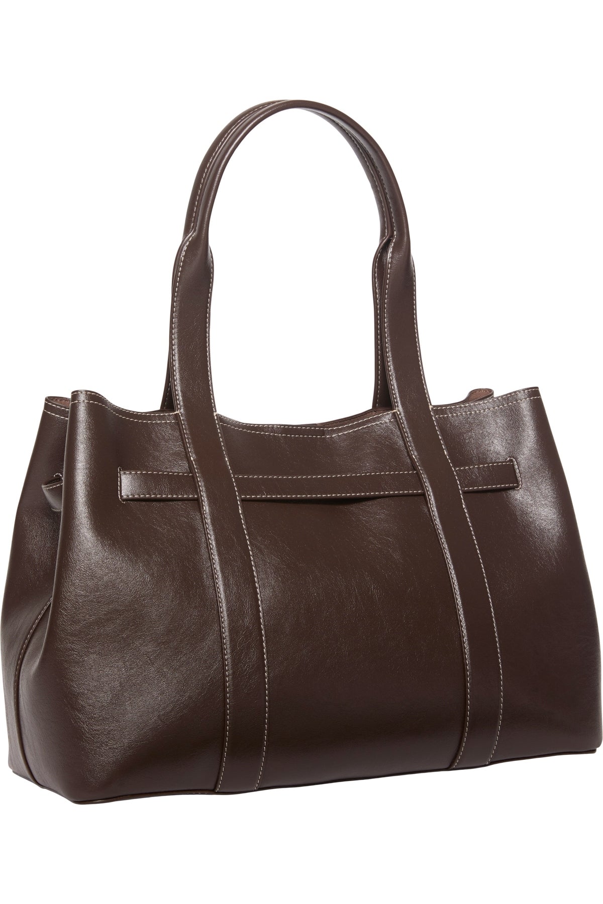 CALVIN KLEIN LVFG BUCKLE MEDIUM WORK TOTE en color MARRON (2)