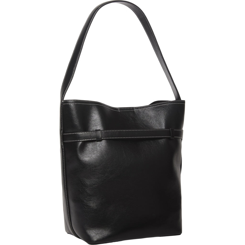 CALVIN KLEIN LVFG BUCKLE MEDIUM BUCKET en color NEGRO (5)