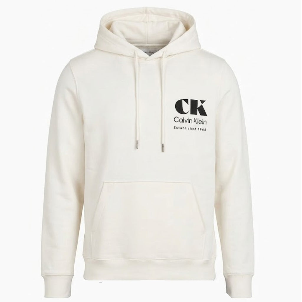 CALVIN KLEIN LVRGG TERRY EU GRAPHIC HOODIE en color BLANCO (4)