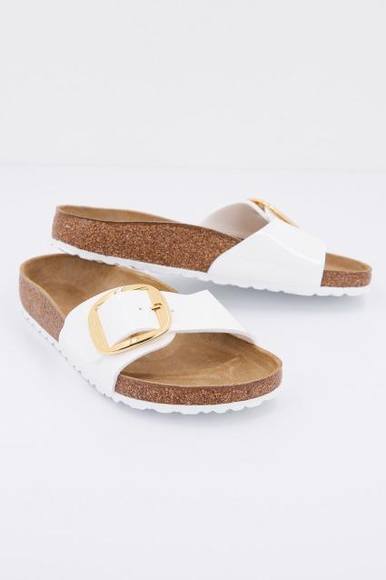 BIRKENSTOCK MADRID BIG BUCKLE BF PATENT en color BLANCO (1)