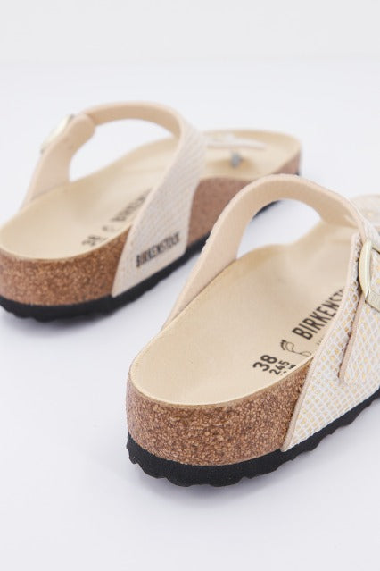 BIRKENSTOCK GIZEH MF SHINY PYTHON en color ORO (3)