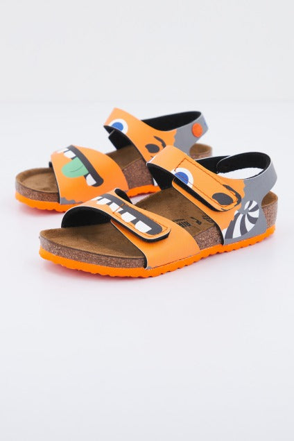 BIRKENSTOCK PALU KIDS BFDD MONSTER en color NARANJA (1)