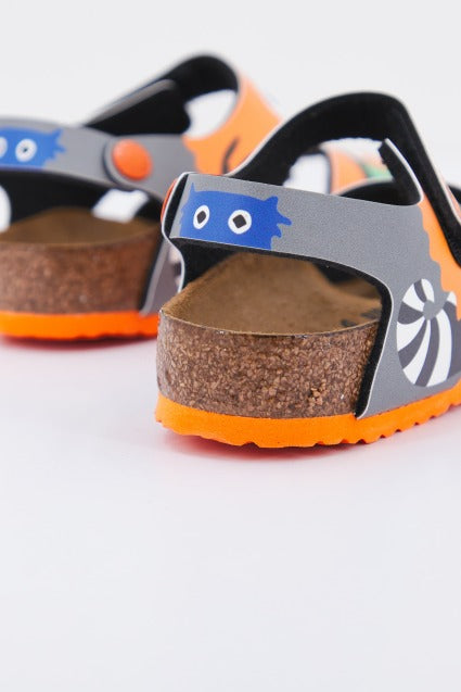 BIRKENSTOCK PALU KIDS BFDD MONSTER en color NARANJA (3)