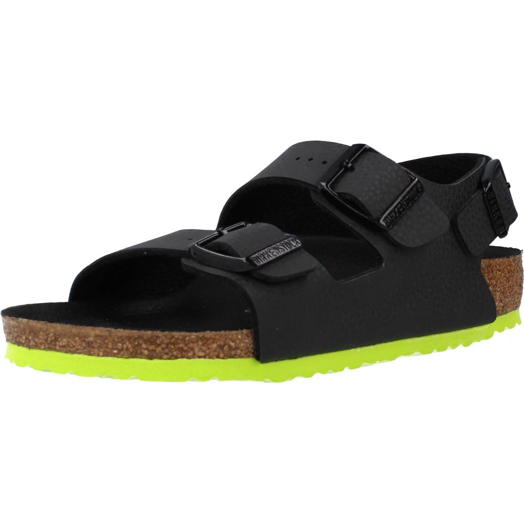 BIRKENSTOCK MILANO KIDS BF DESERT SOI en color NEGRO (1)