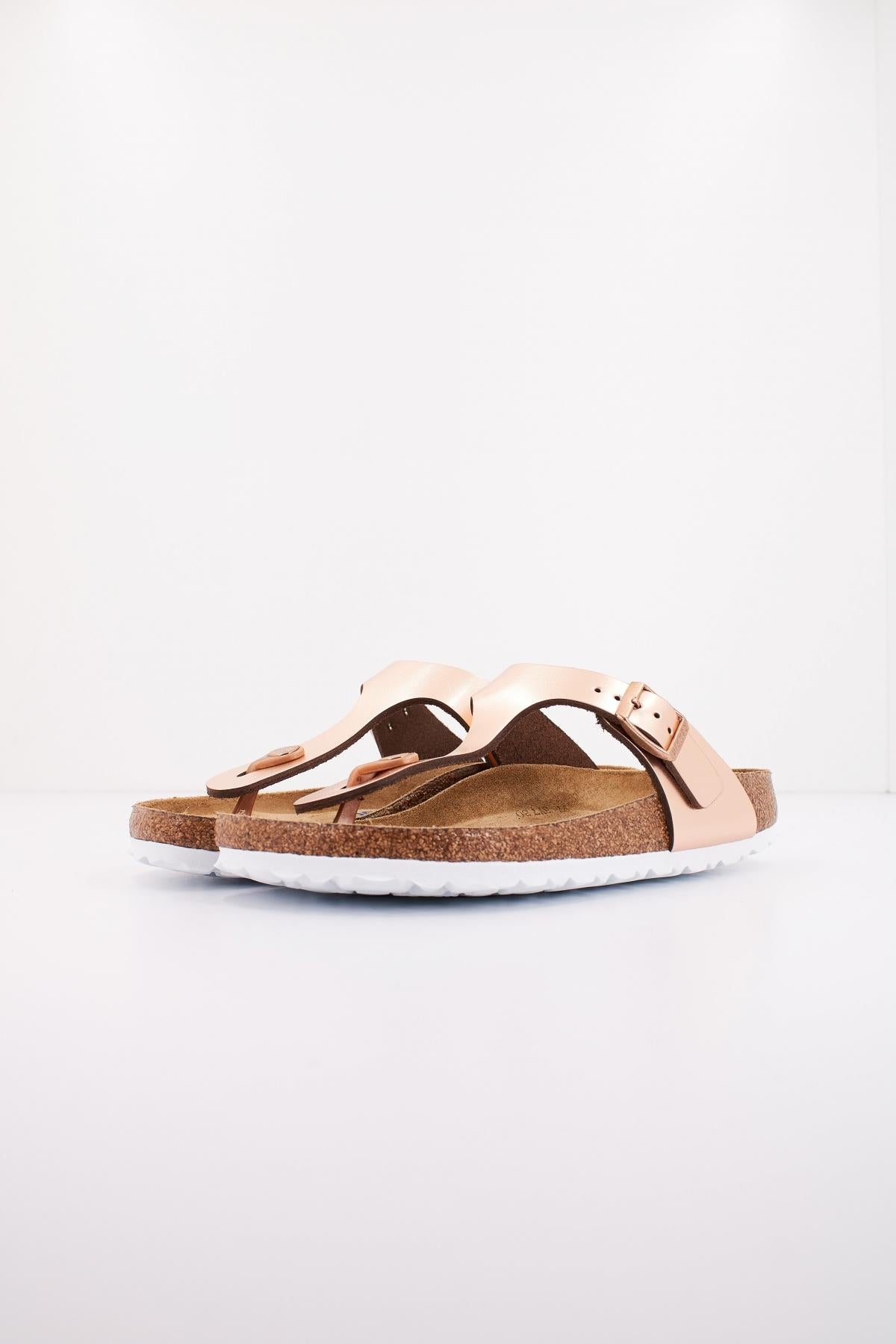 BIRKENSTOCK GIZEH NATURAL LEATHER en color BRONCE (2)