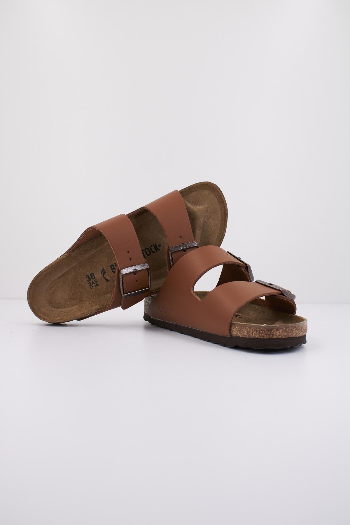 BIRKENSTOCK ARIZONA NATURAL LEATHER en color MARRON (4)