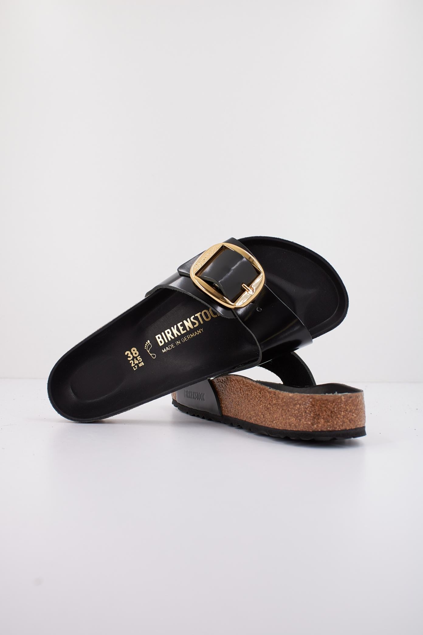 BIRKENSTOCK MADRID NATURAL LEATHER PA en color NEGRO (4)