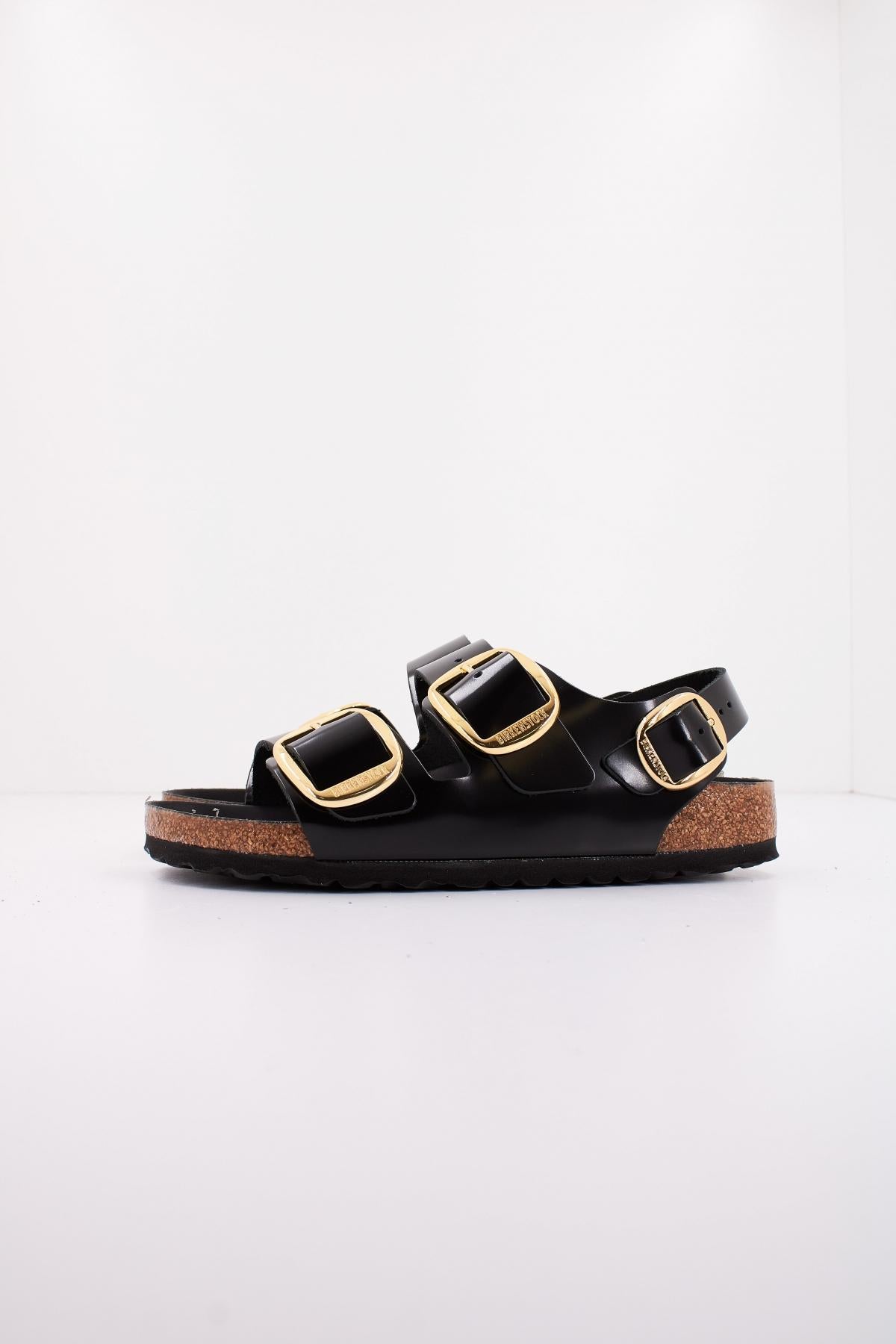 BIRKENSTOCK MILANO BIG BUCKLE NATURAL en color NEGRO (1)