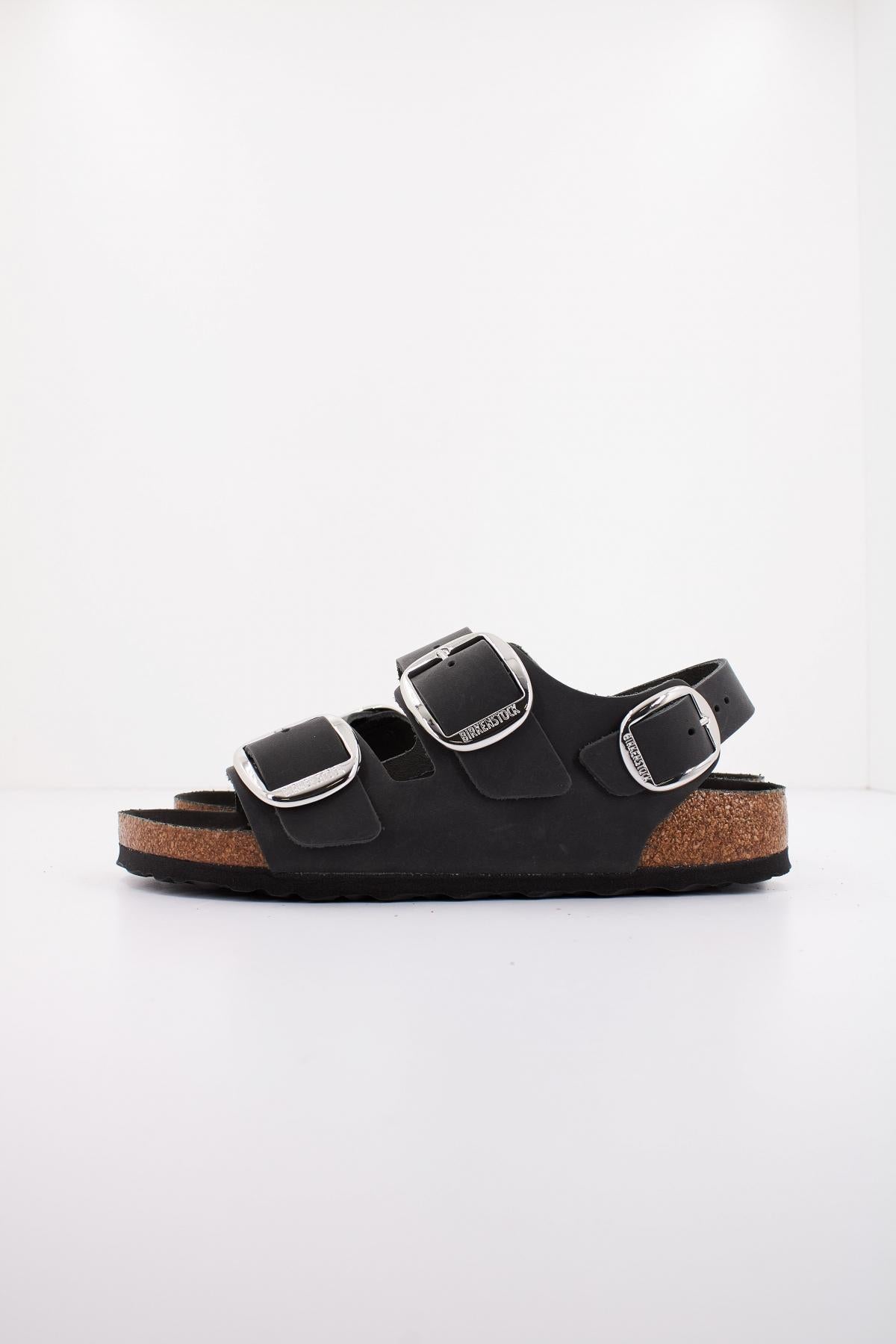BIRKENSTOCK MILANO BIG BUCKLE OILED L en color NEGRO (1)