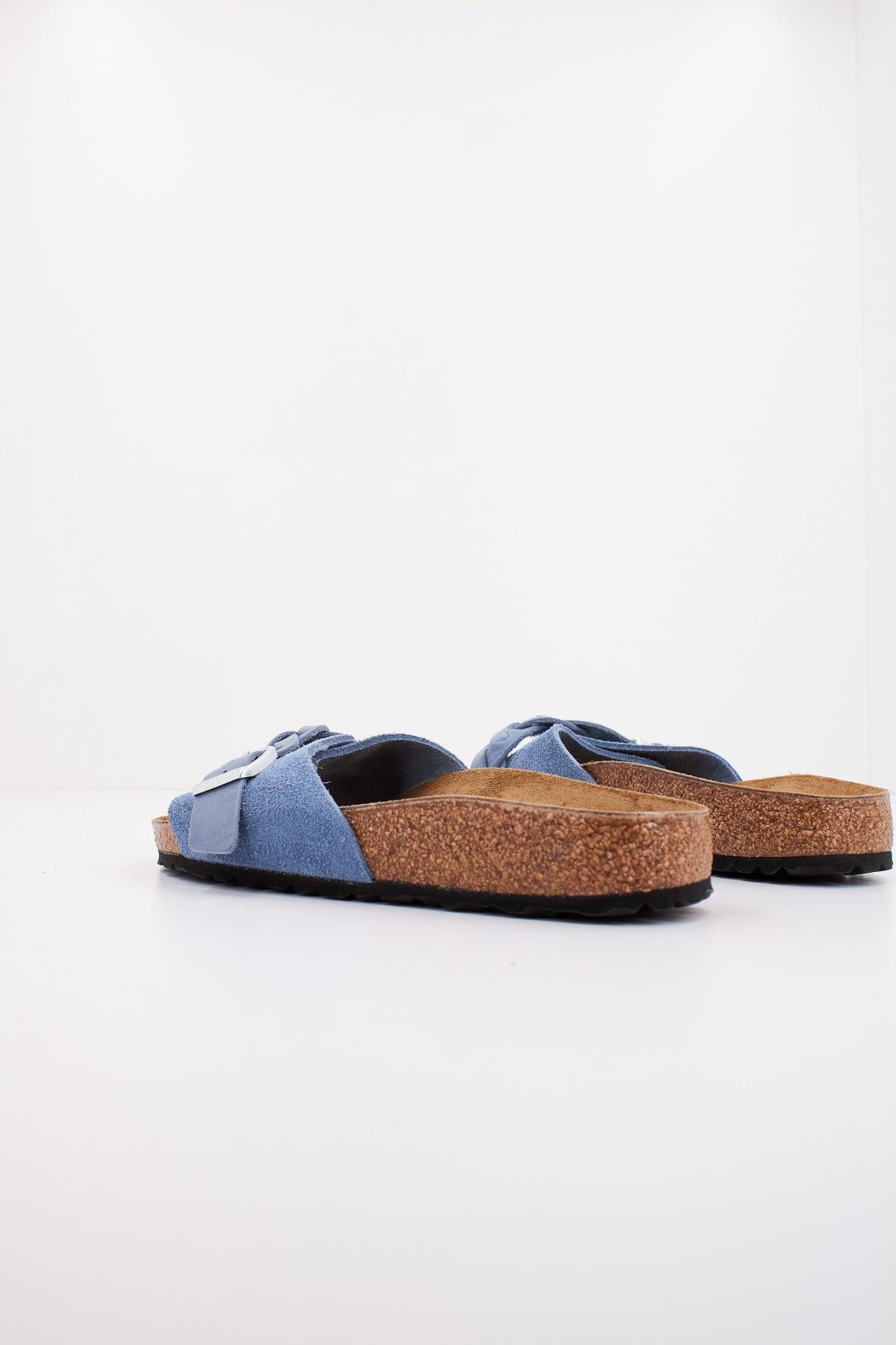 BIRKENSTOCK PULA BRAIDED SUEDE LEATHE en color AZUL (3)