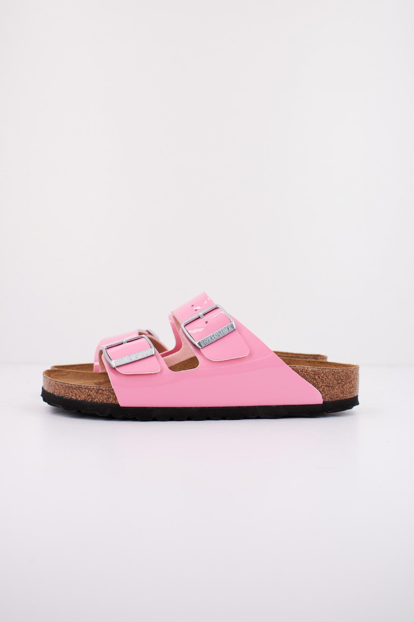 BIRKENSTOCK ARIZONA BIRKO-FLOR PATENT en color ROSA (1)