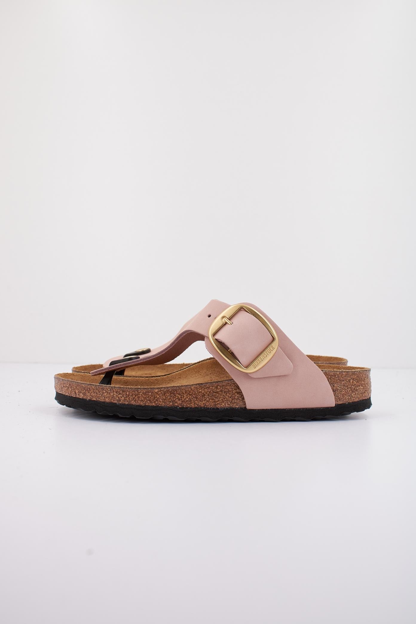 BIRKENSTOCK GIZEH BIG BUCKLE NUBUCK L en color NUDE (1)