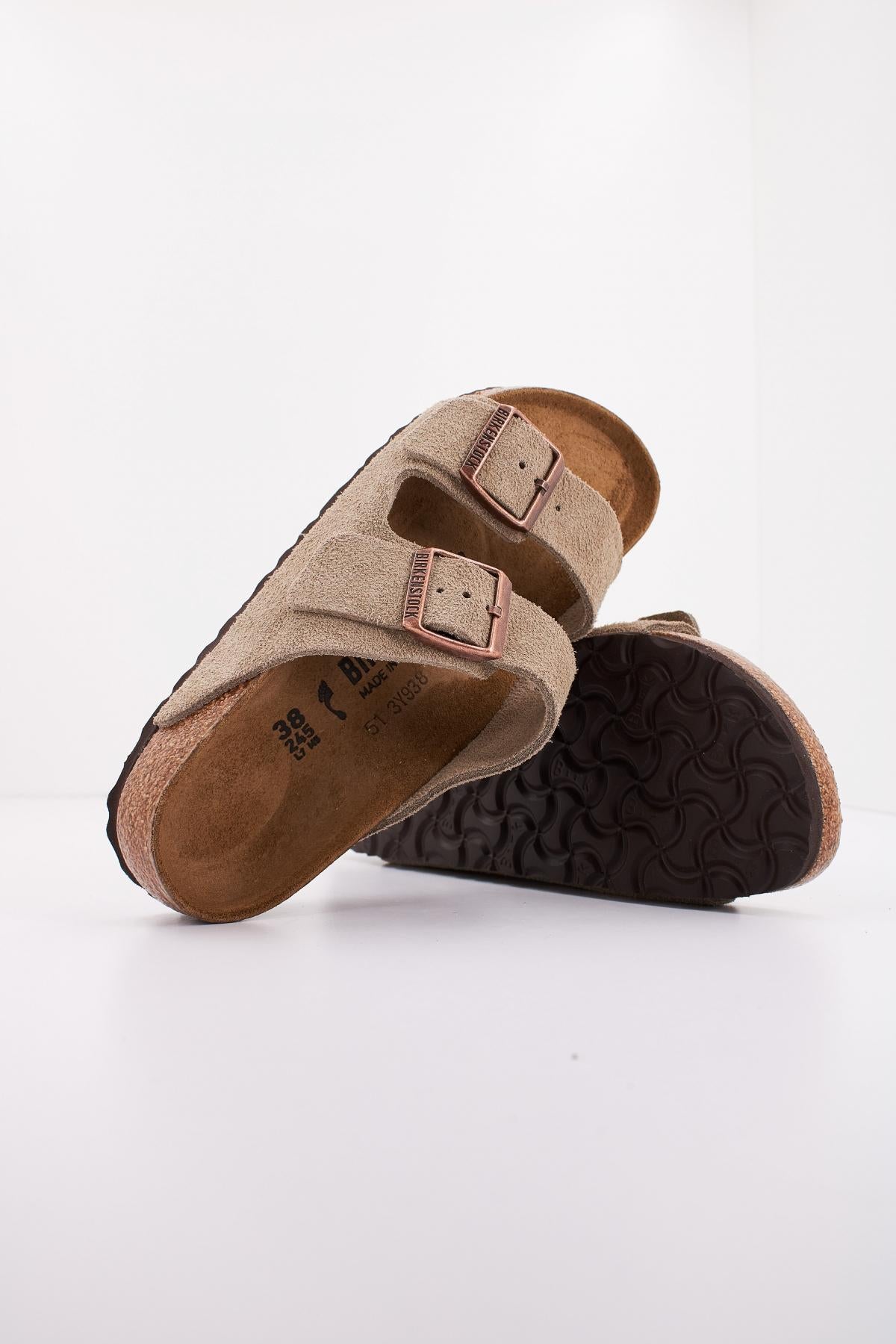 BIRKENSTOCK ARIZONA SUEDE LEATHER en color BEIS (4)