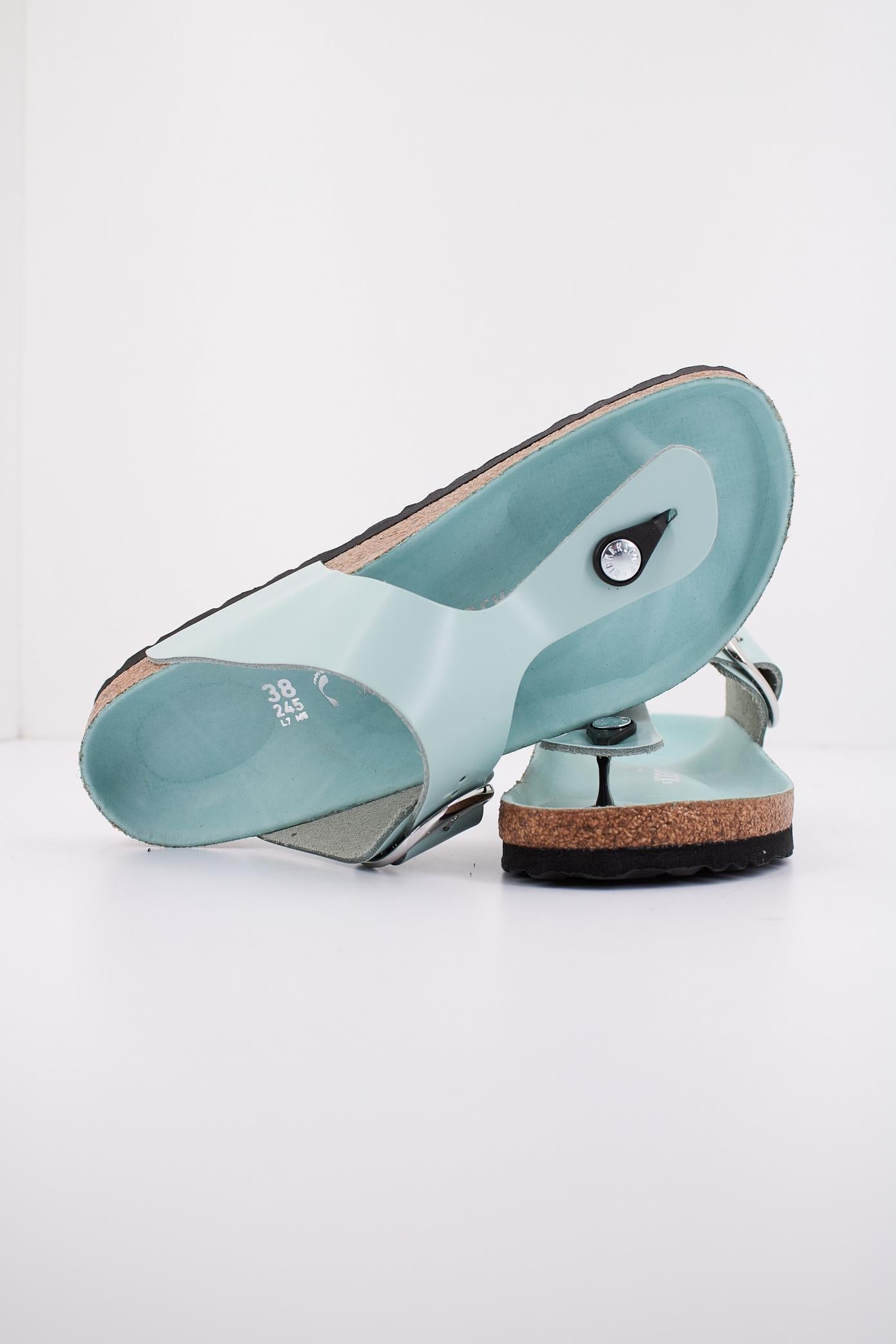 BIRKENSTOCK GIZEH BIG BUCKLE NATURAL en color AZUL (4)