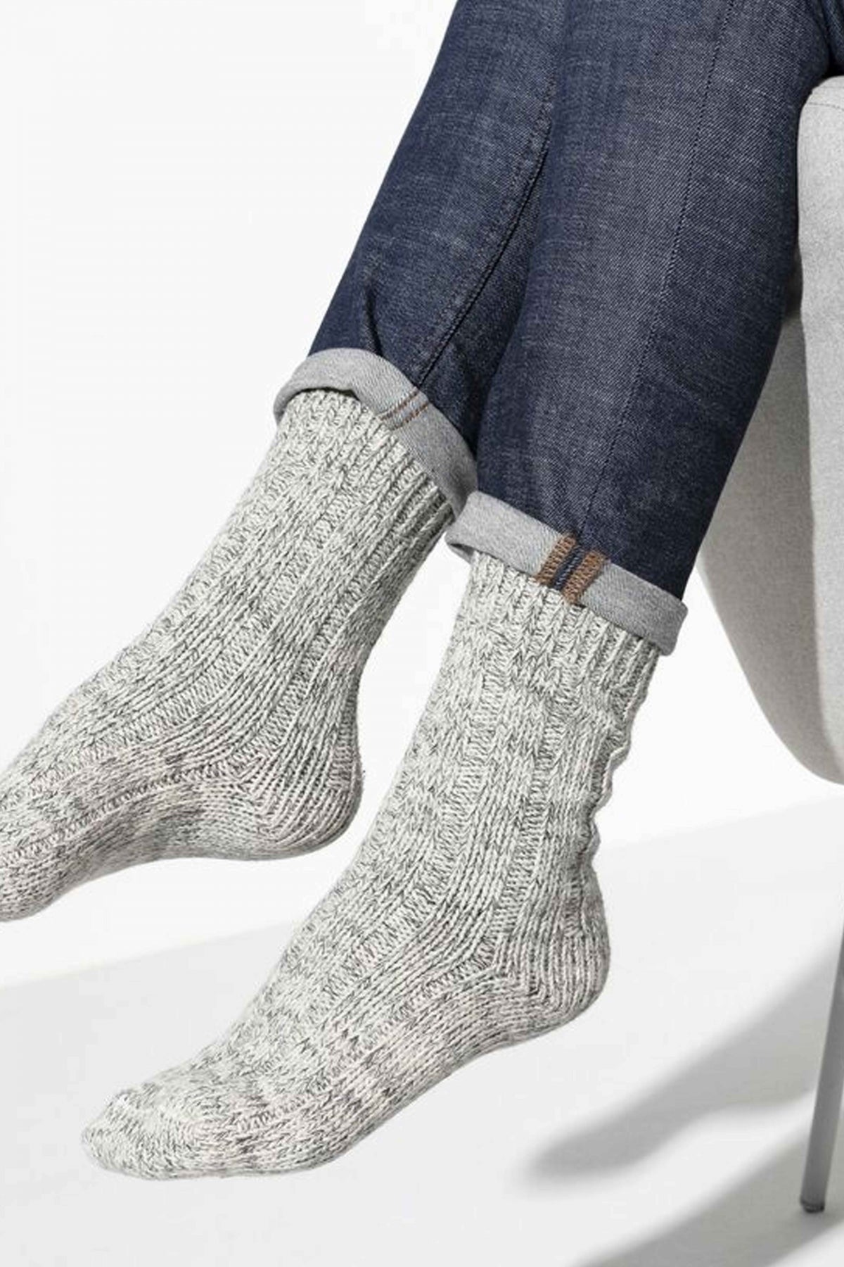 BIRKENSTOCK COTTON TWIST WOMEN en color GRIS (3)