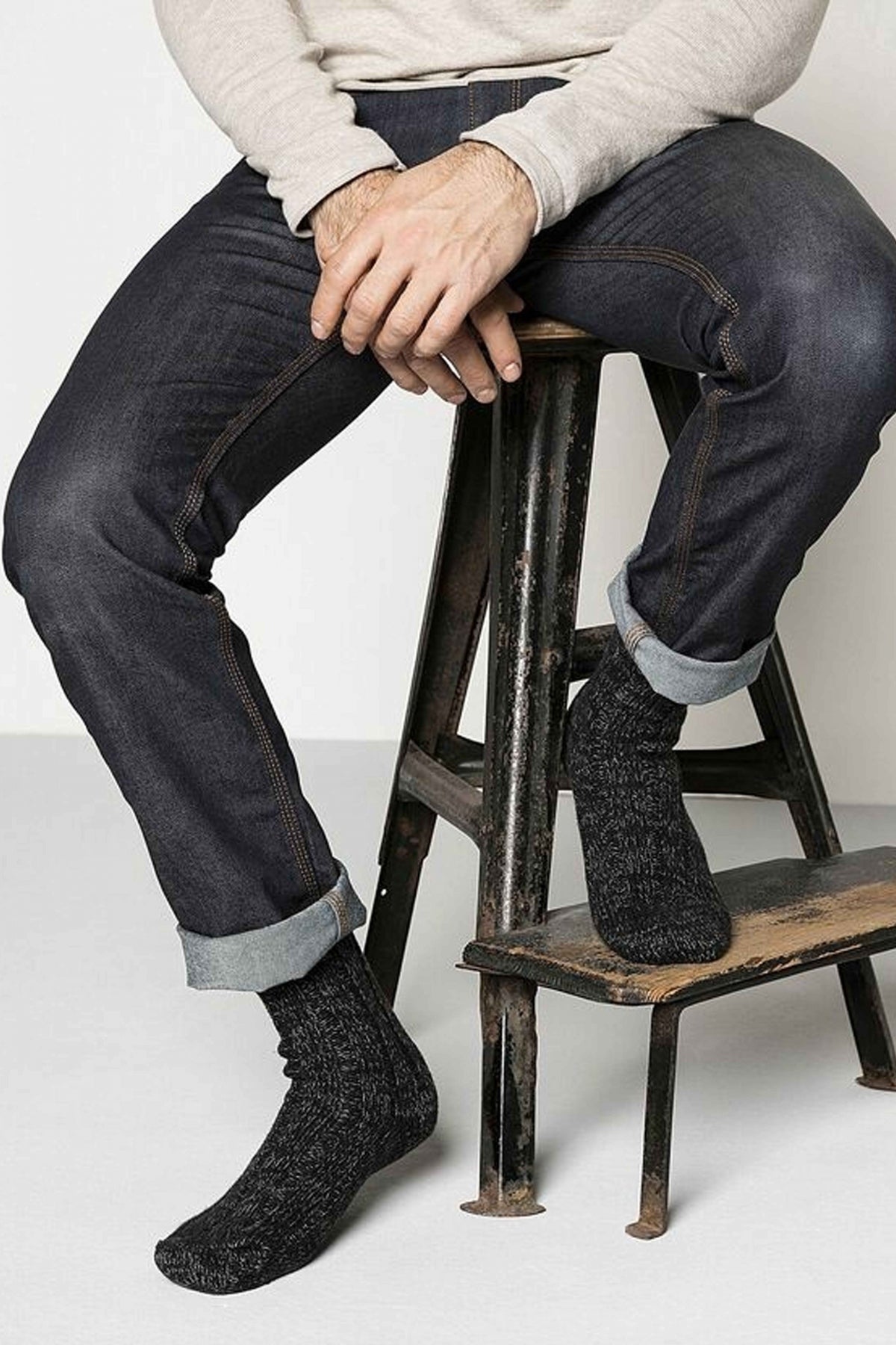 BIRKENSTOCK COTTON TWIST MEN en color NEGRO (4)