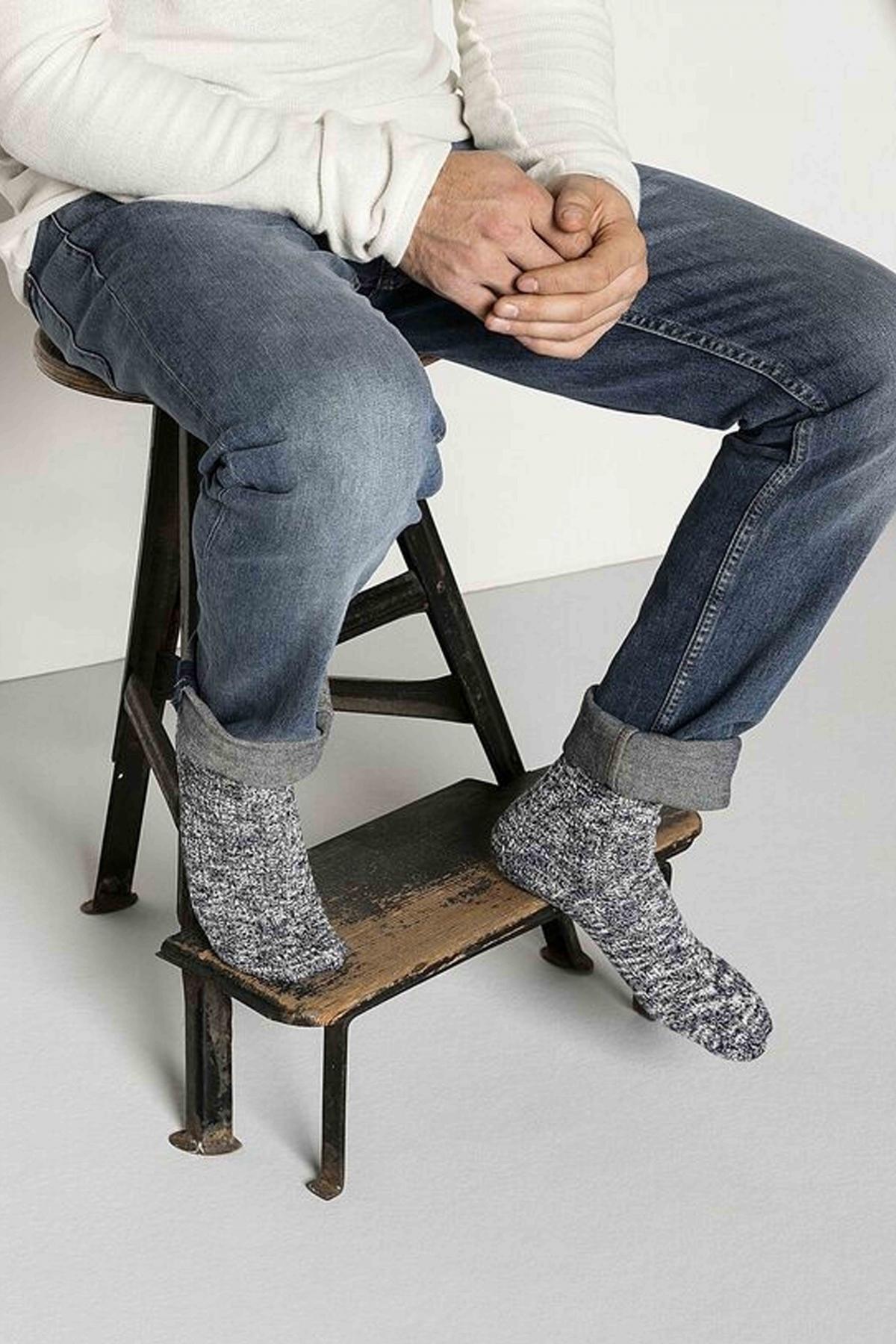 BIRKENSTOCK COTTON SLUB MEN en color AZUL (4)