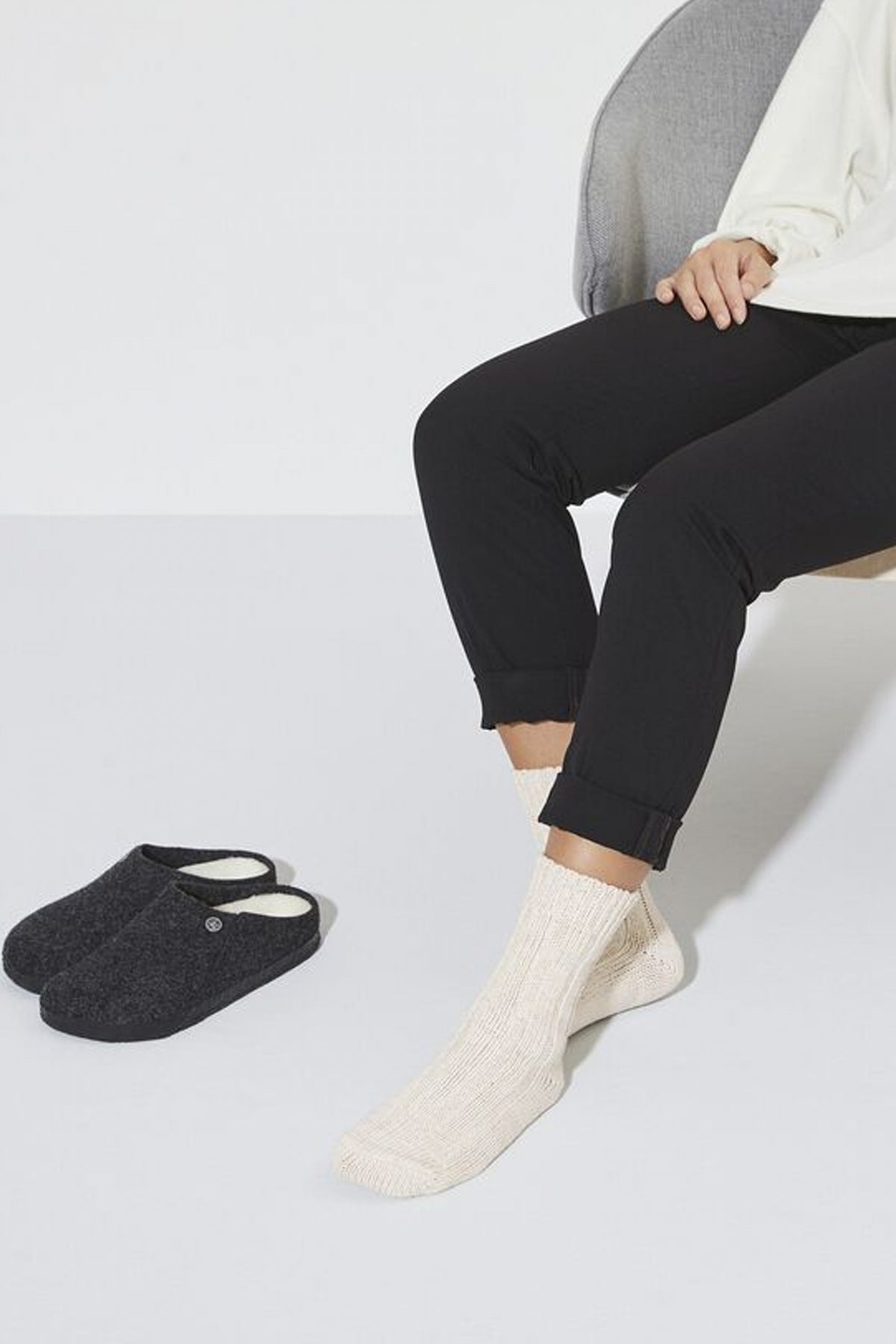 BIRKENSTOCK COTTON TWIST WOMEN en color BLANCO (4)