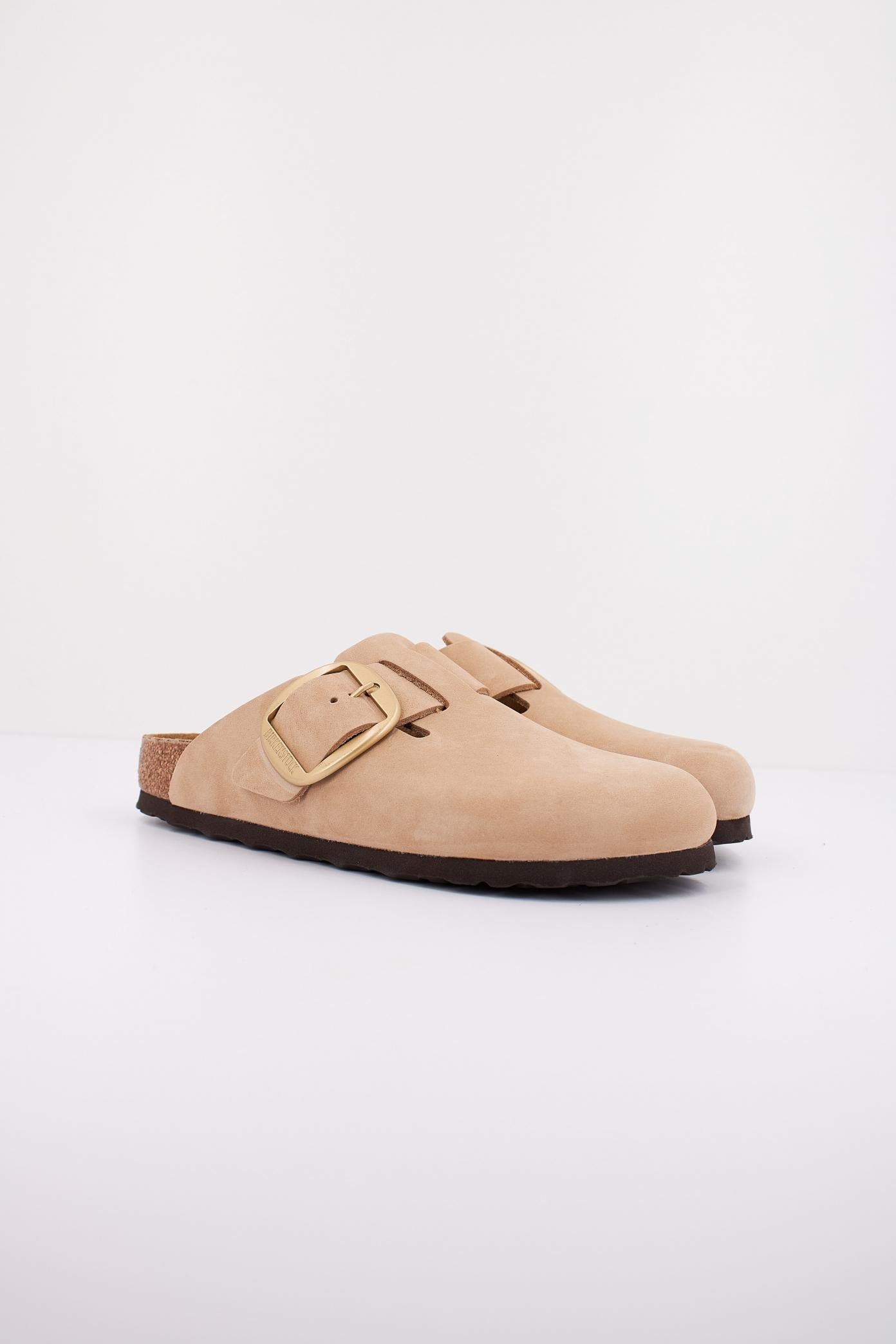BIRKENSTOCK BOSTON BIG BUCKLE en color MARRON CLARO (2)