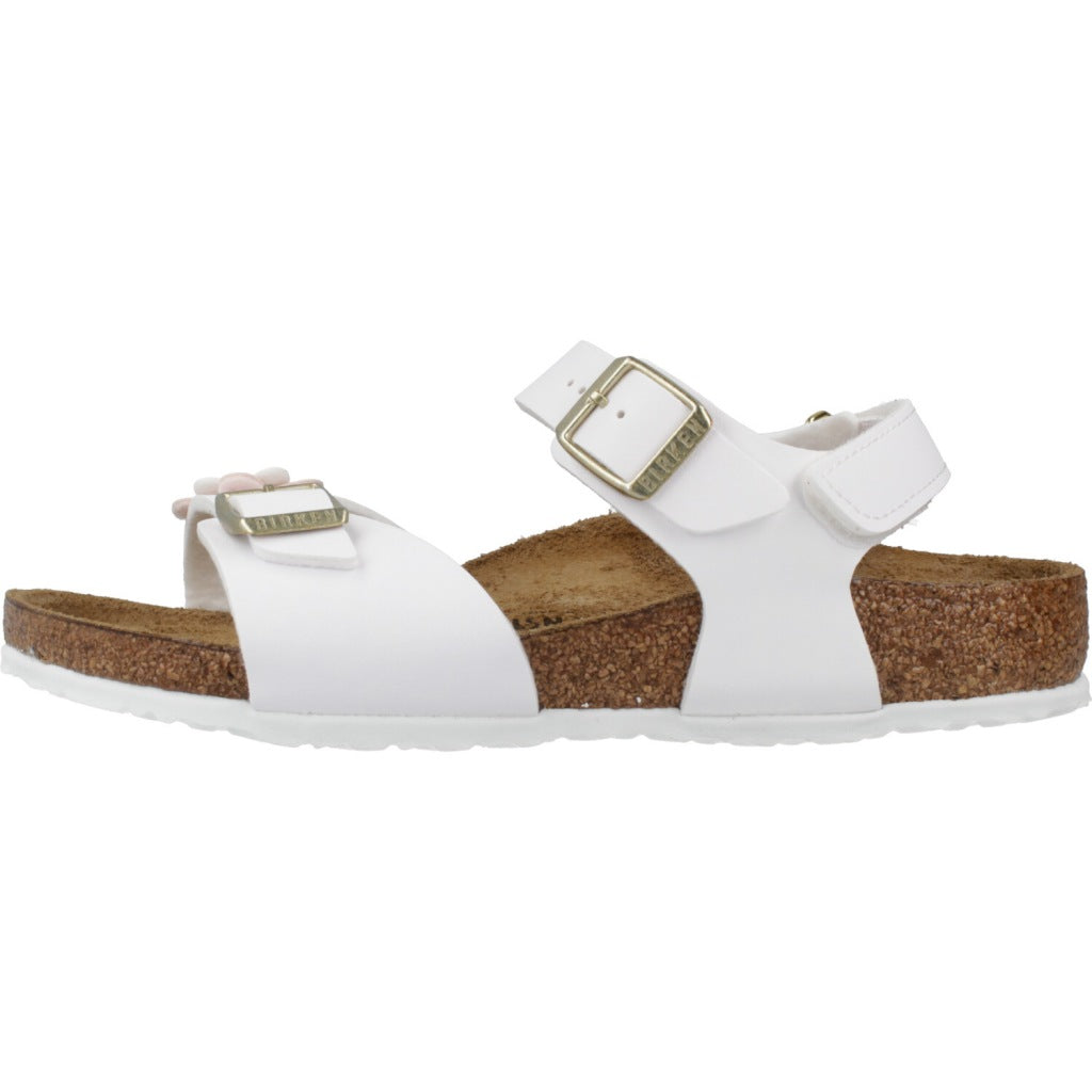 BIRKENSTOCK RIO PLAIN AS KIDS en color BLANCO (2)
