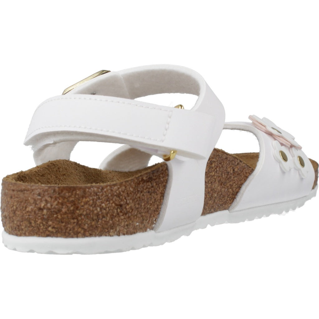 BIRKENSTOCK RIO PLAIN AS KIDS en color BLANCO (3)