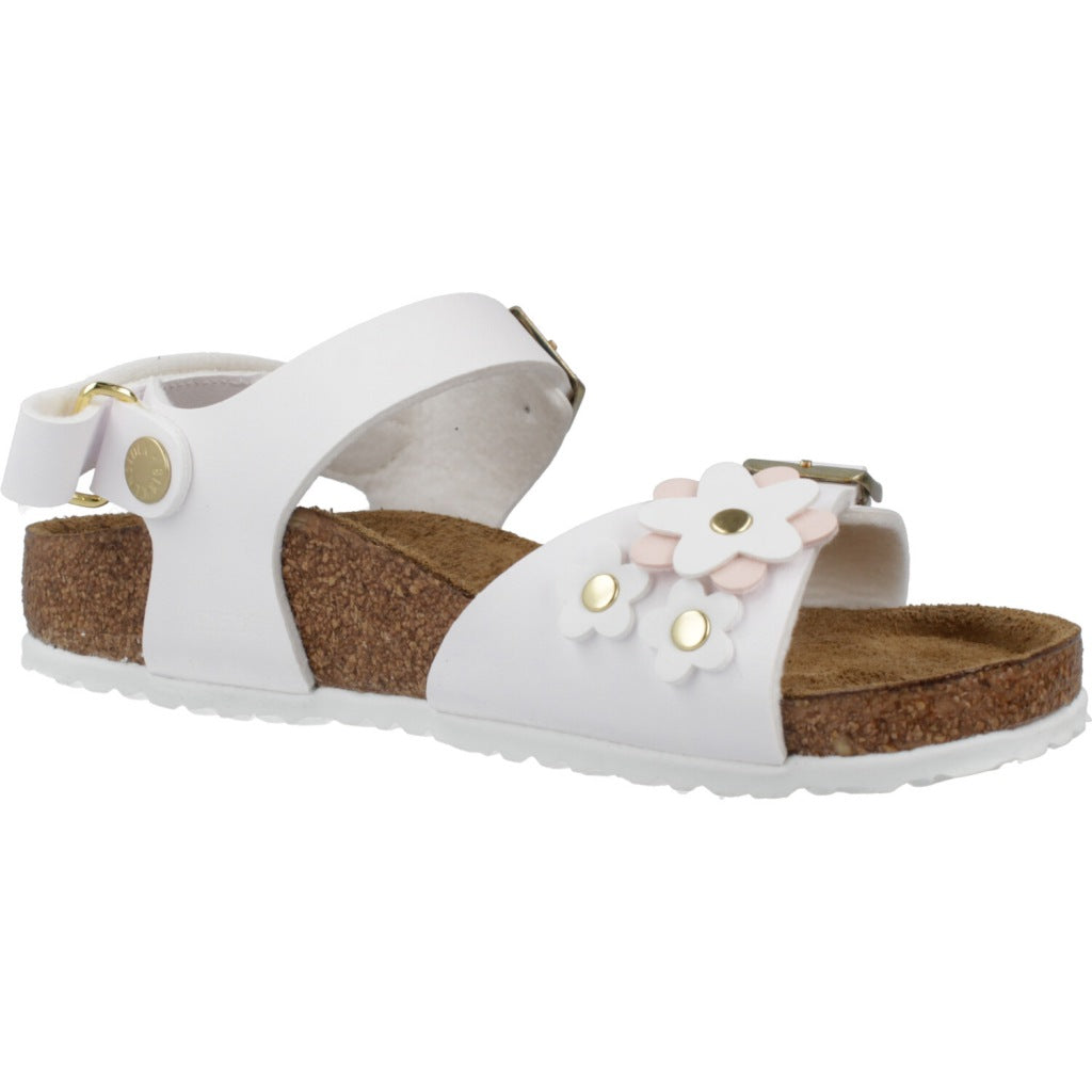 BIRKENSTOCK RIO PLAIN AS KIDS en color BLANCO (5)