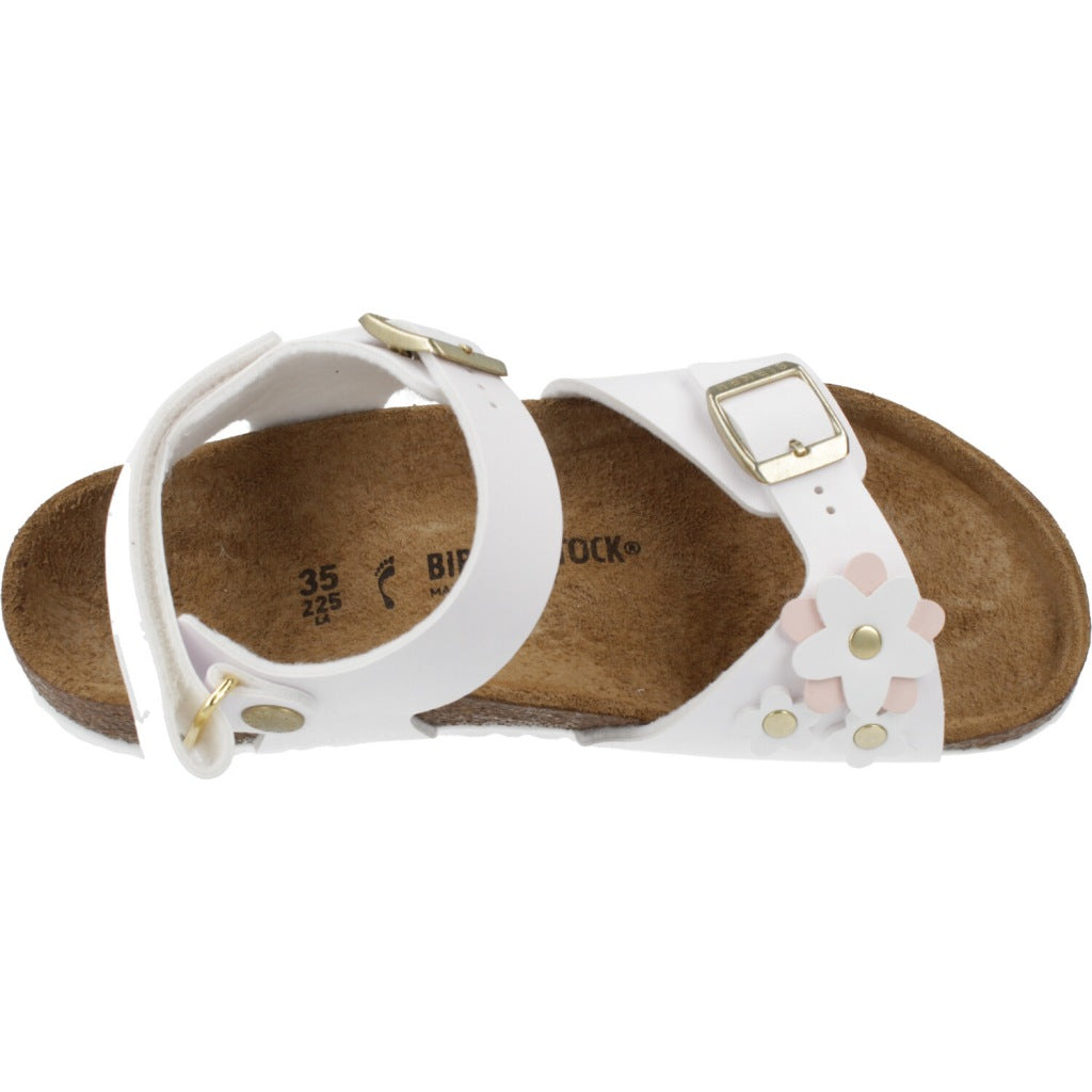 BIRKENSTOCK RIO PLAIN AS KIDS en color BLANCO (7)