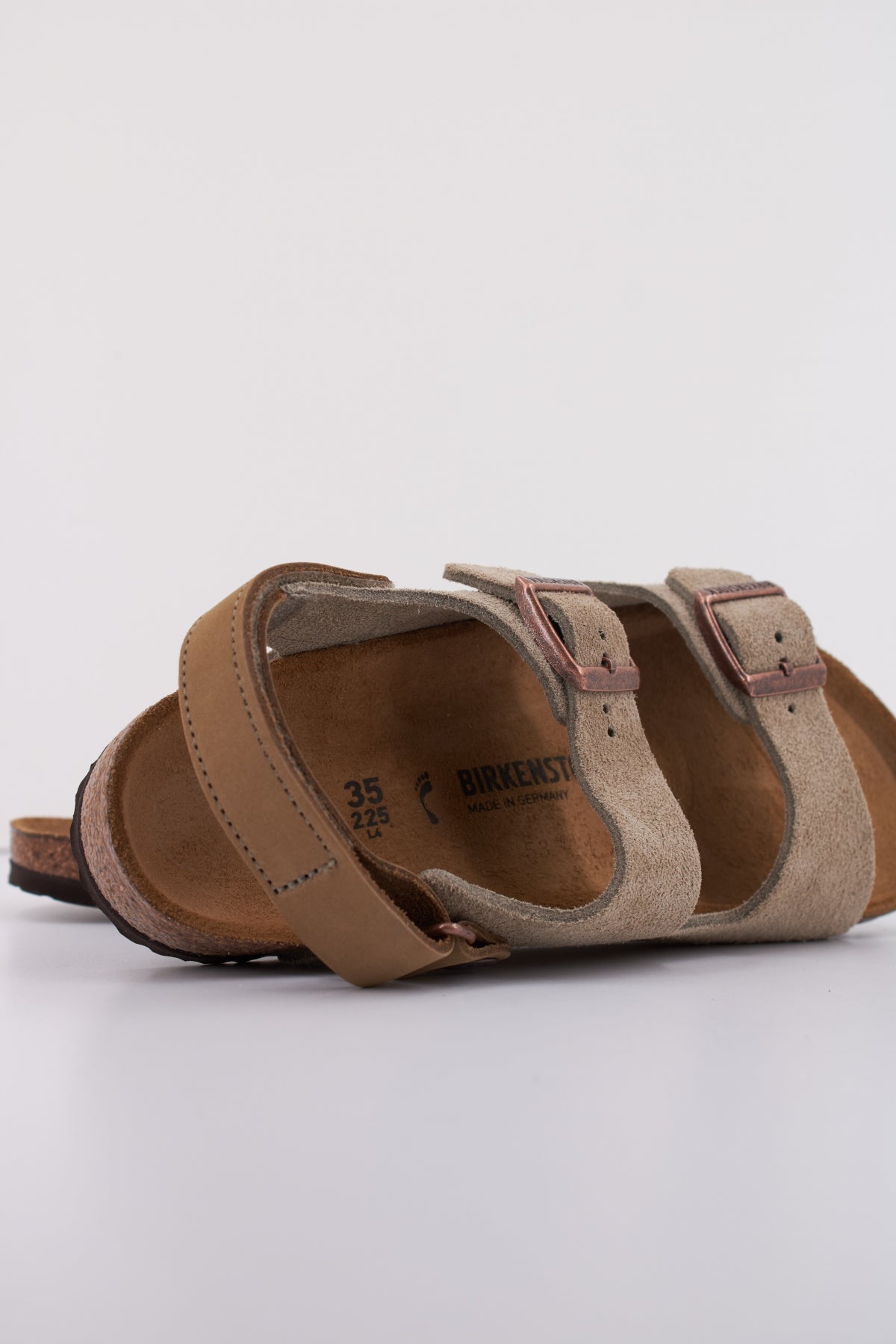 BIRKENSTOCK MILANO AS KIDS en color MARRON (5)