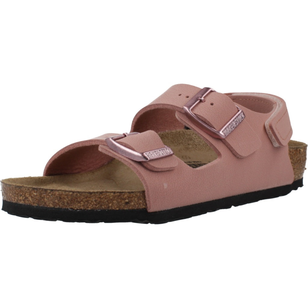 BIRKENSTOCK MILANO AS BIRKIBUC en color ROSA (1)