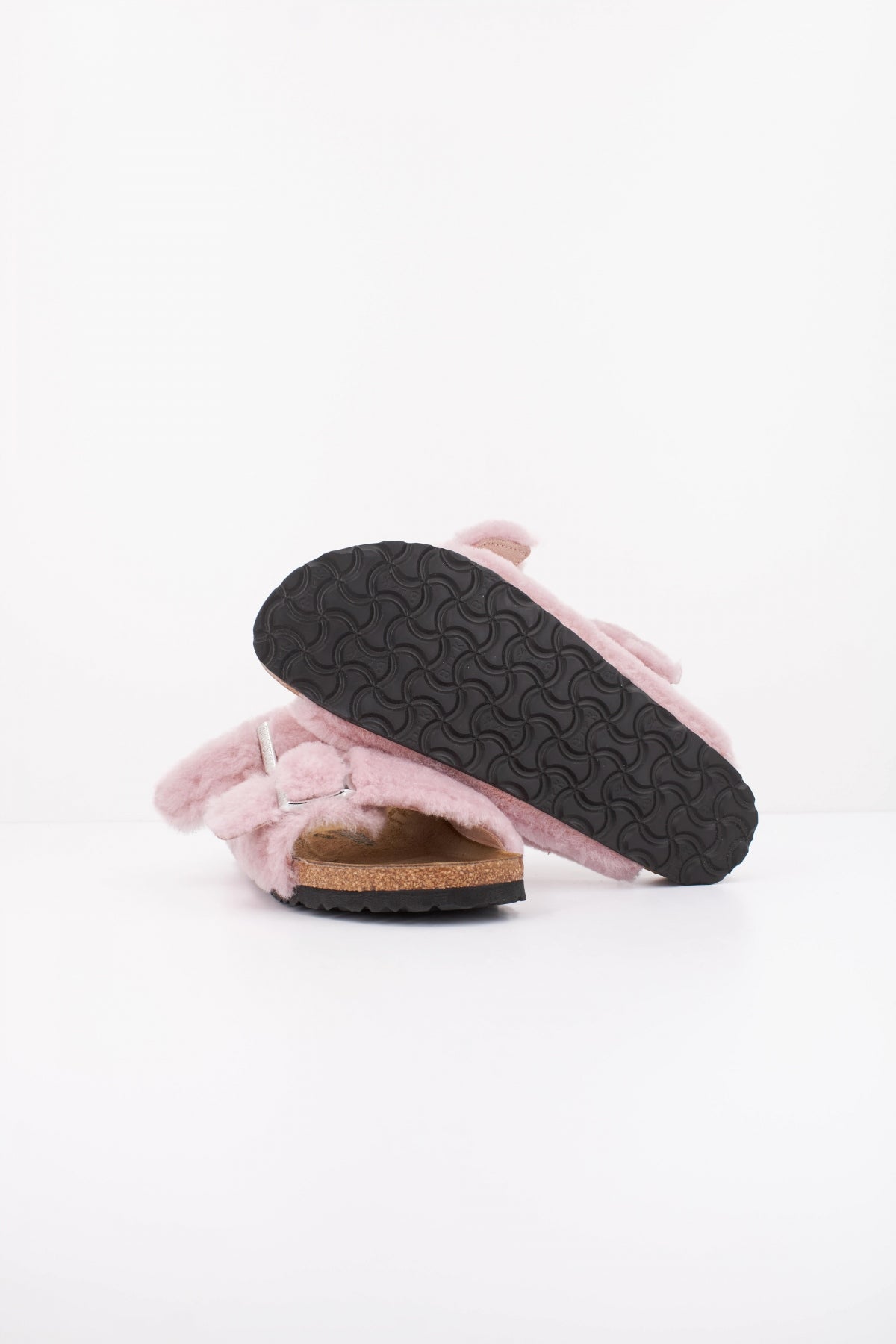 BIRKENSTOCK ARIZONA SHEARLING RIVET LOGO OS en color ROSA (5)