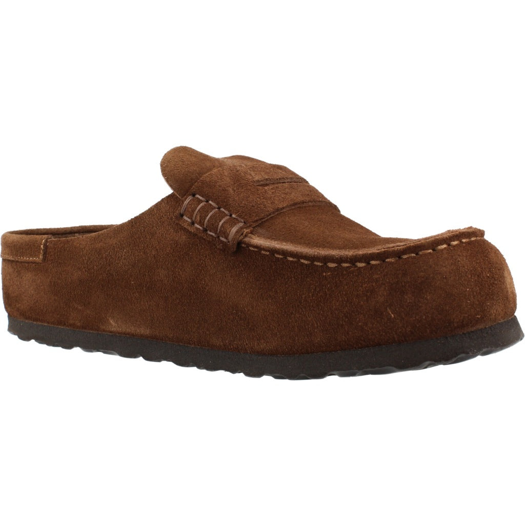 BIRKENSTOCK NAPLES WRAPPED SUEDE en color MARRON (5)