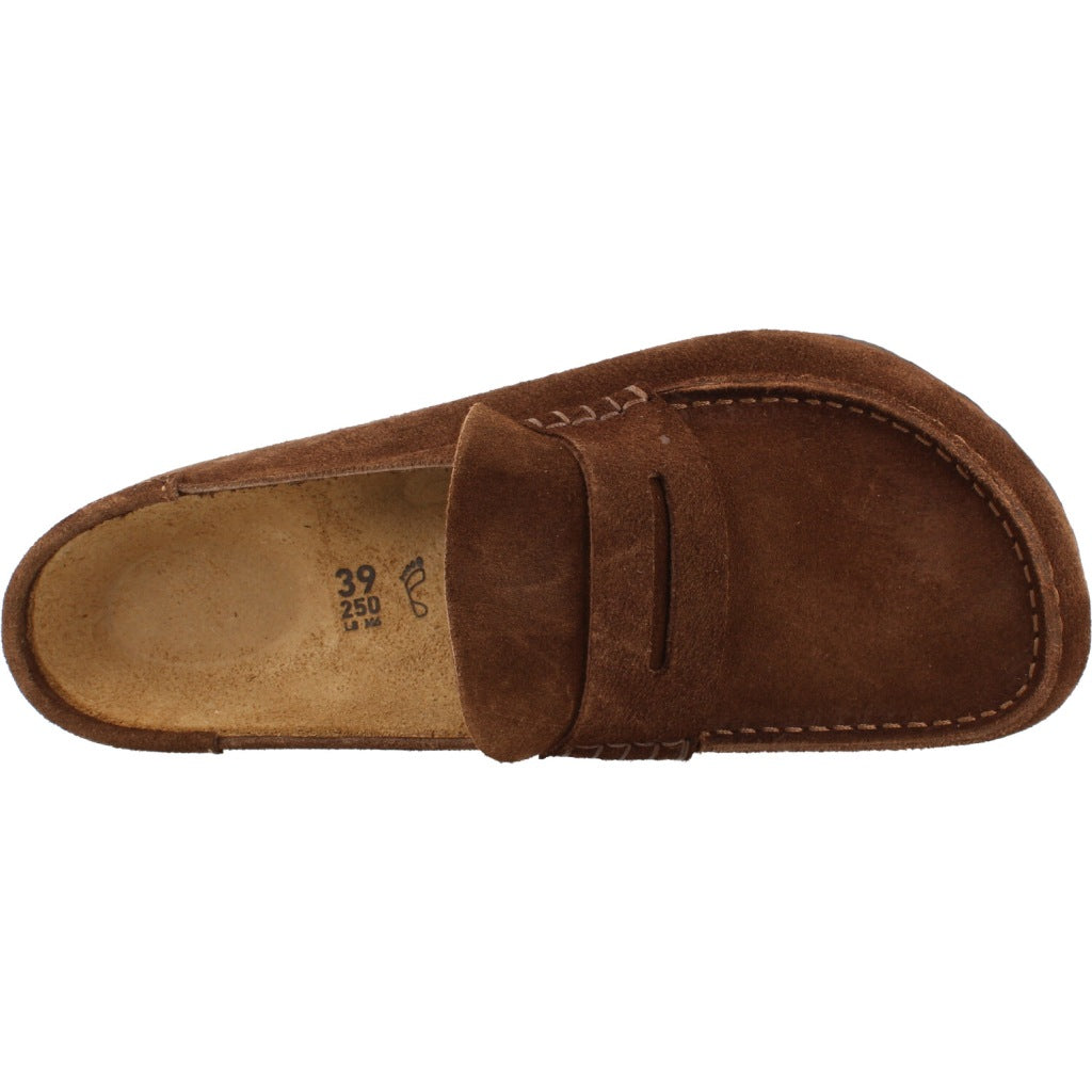 BIRKENSTOCK NAPLES WRAPPED SUEDE en color MARRON (7)