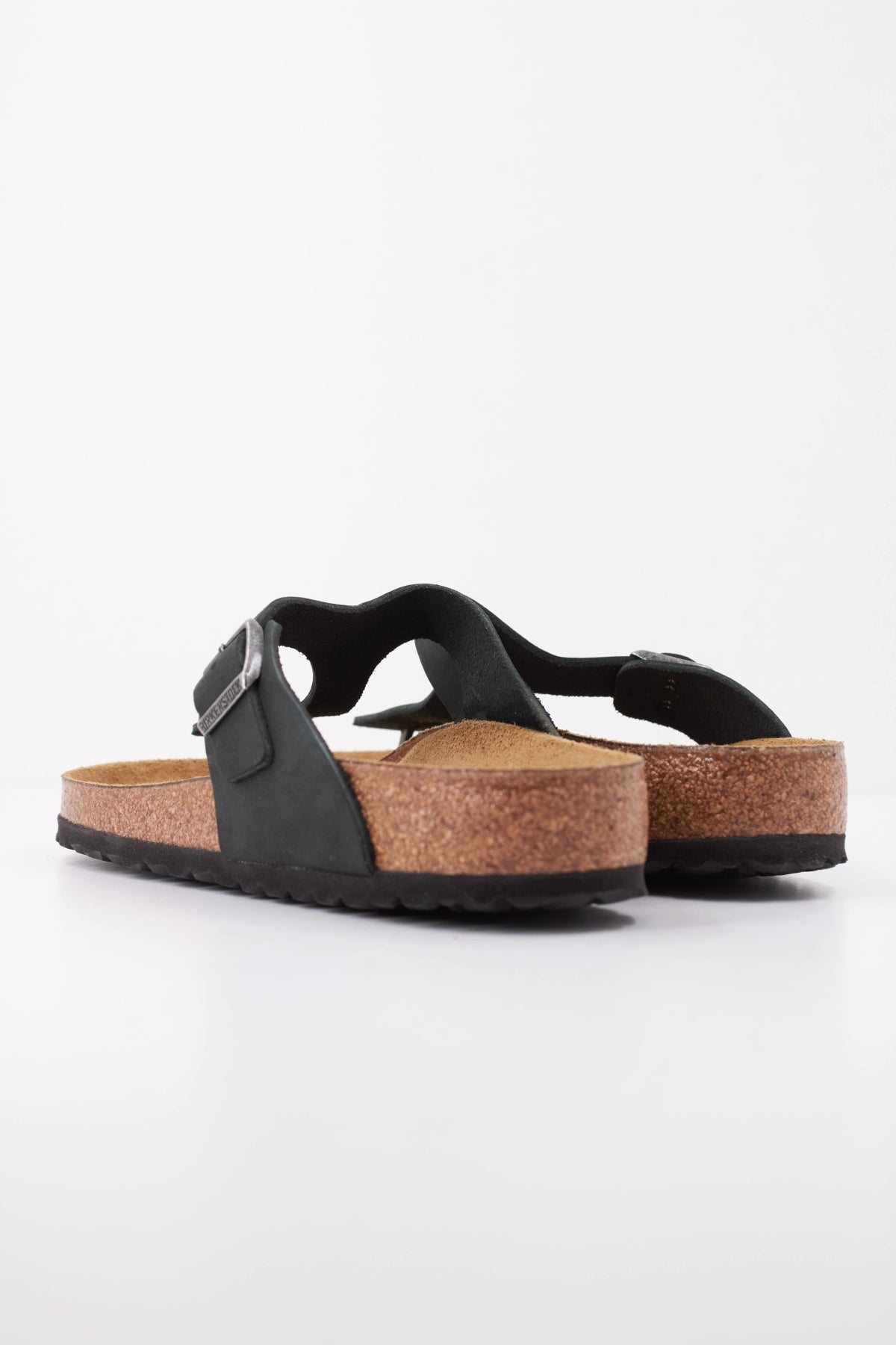 BIRKENSTOCK GIZEH NATURAL LEATHER OILE en color NEGRO (4)
