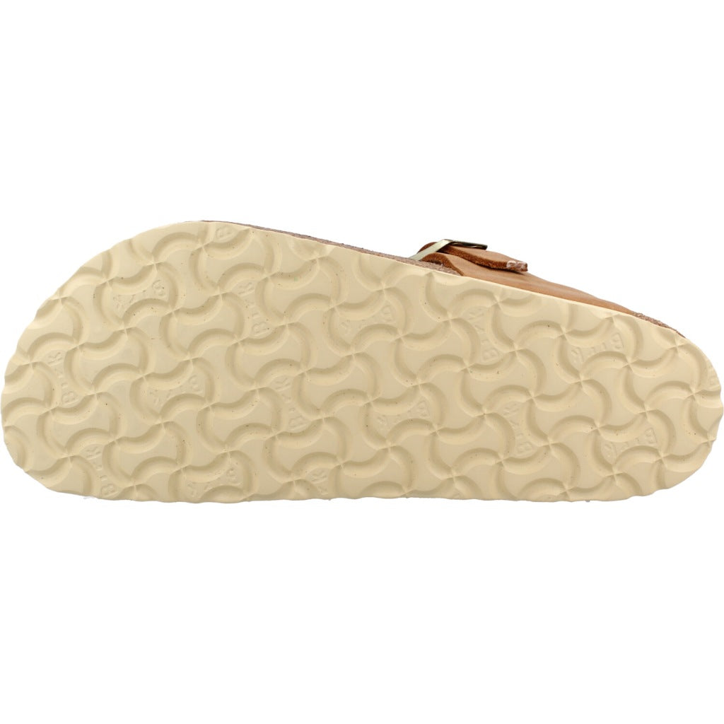 BIRKENSTOCK GIZEH BRAIDED NATURAL LEA en color MARRON CLARO (6)