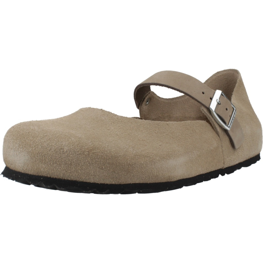 BIRKENSTOCK MANTOVA SUEDE LEATHER en color MARRON (1)
