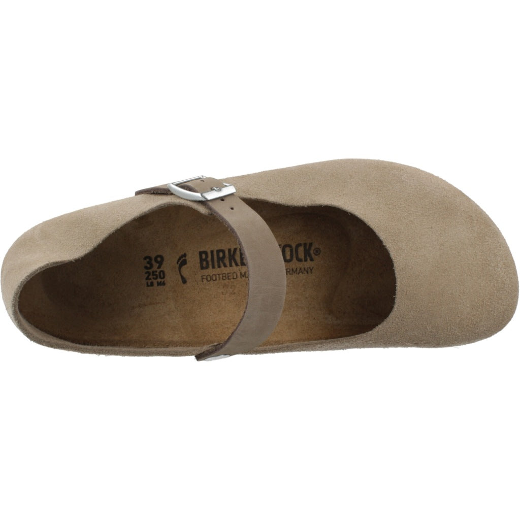 BIRKENSTOCK MANTOVA SUEDE LEATHER en color MARRON (7)