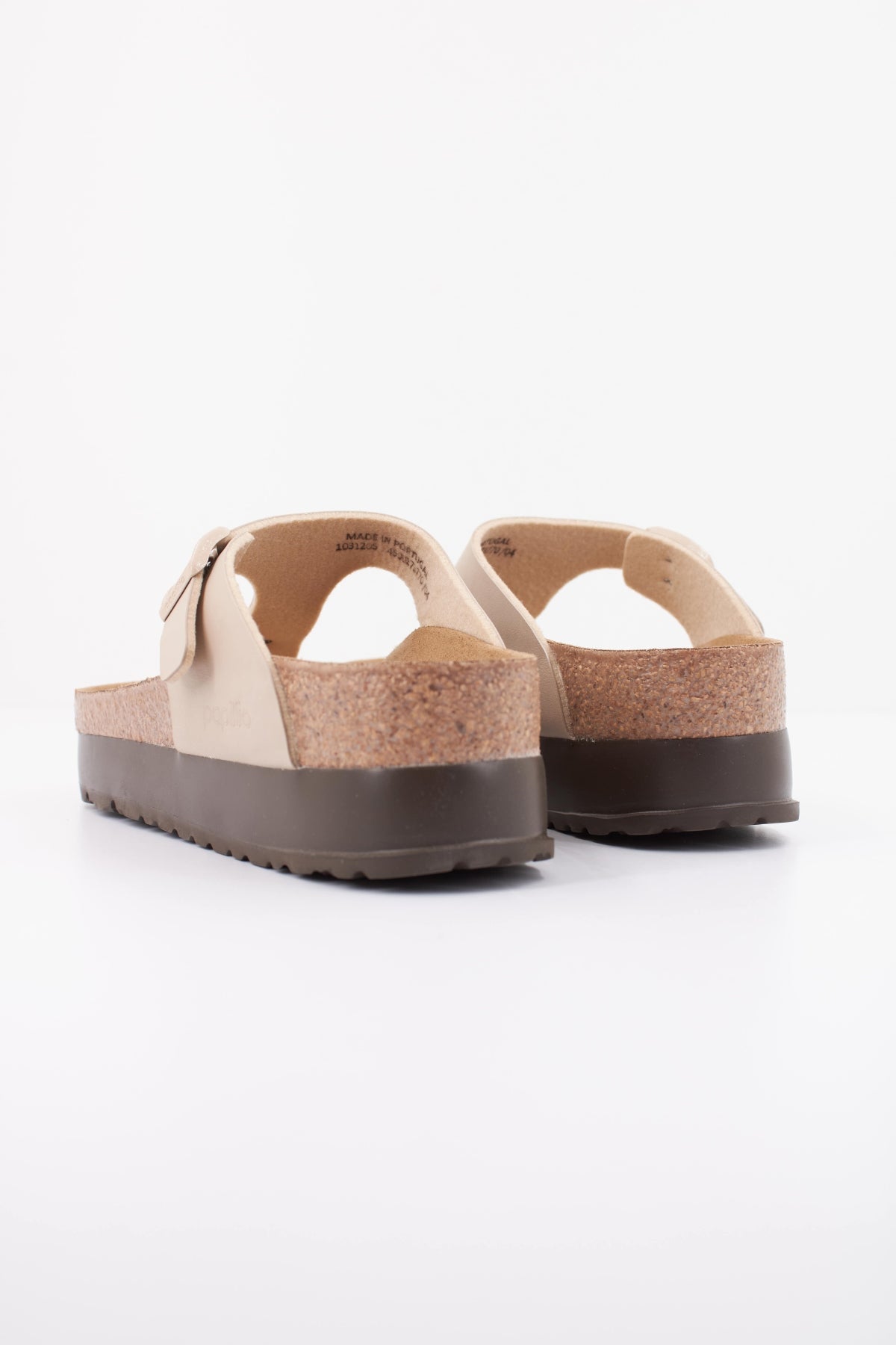 BIRKENSTOCK GIZEH FLEX PLATFORM BIRKO en color MARRON CLARO (4)
