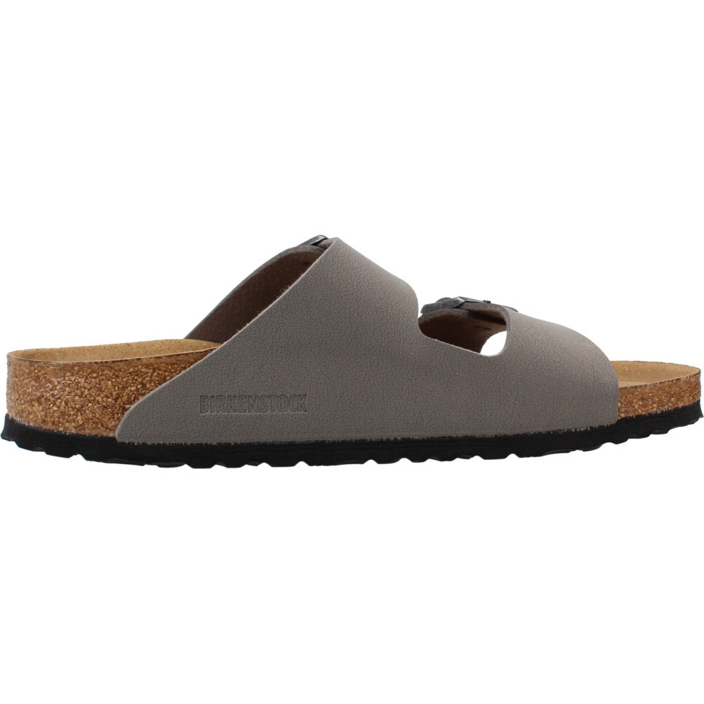BIRKENSTOCK ARIZONA VEGAN BIRKIBUC en color GRIS (4)