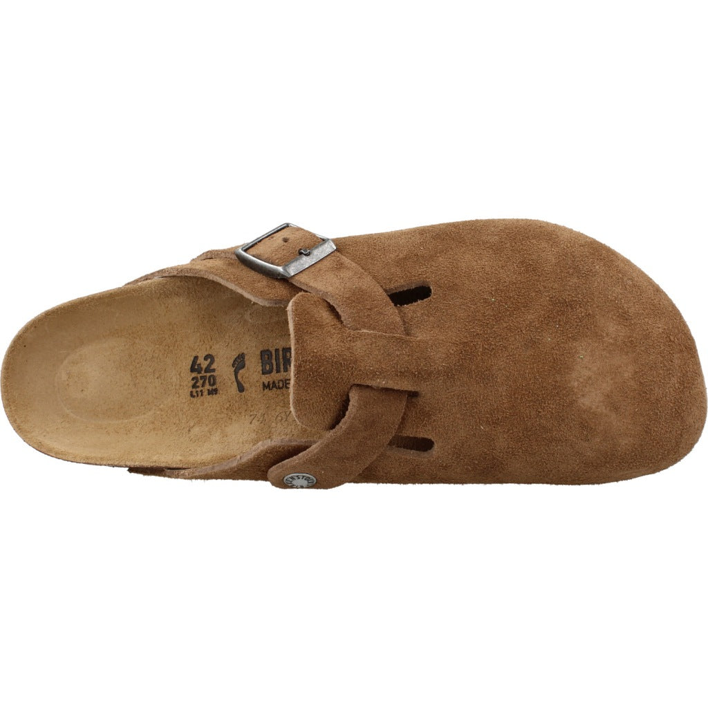 BIRKENSTOCK BI BOSTON SUEDE LEATHER en color MARRON (7)