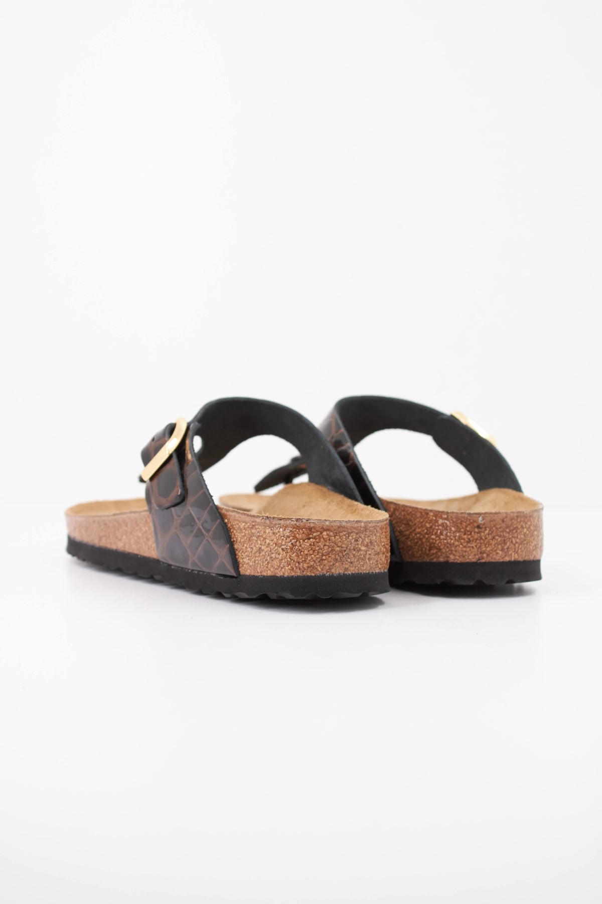 BIRKENSTOCK BI GIZEH LEATHER en color MARRON (4)