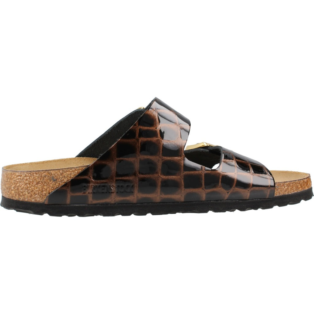 BIRKENSTOCK BI ARIZONA LEATHER en color MARRON (4)