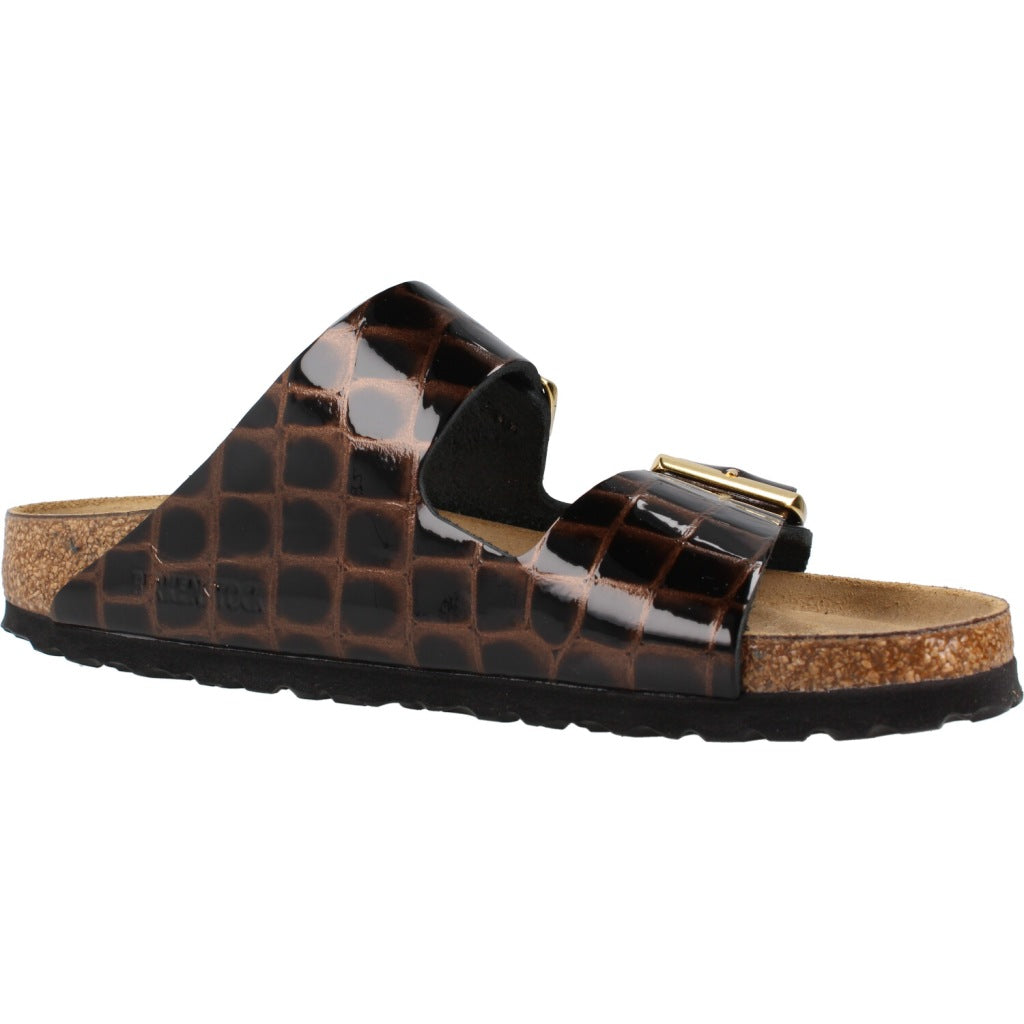 BIRKENSTOCK BI ARIZONA LEATHER en color MARRON (5)