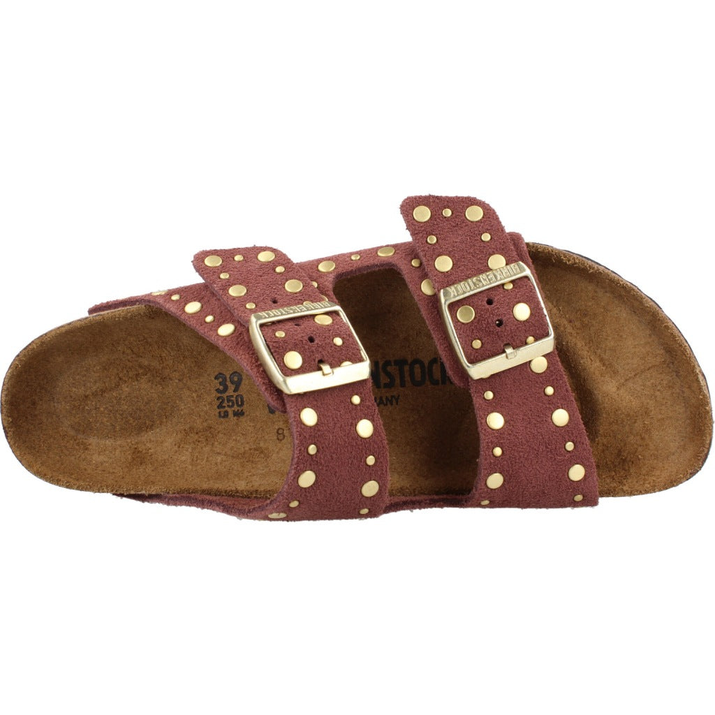 BIRKENSTOCK BI ARIZONA RIVETS SUEDE en color MARRON (7)
