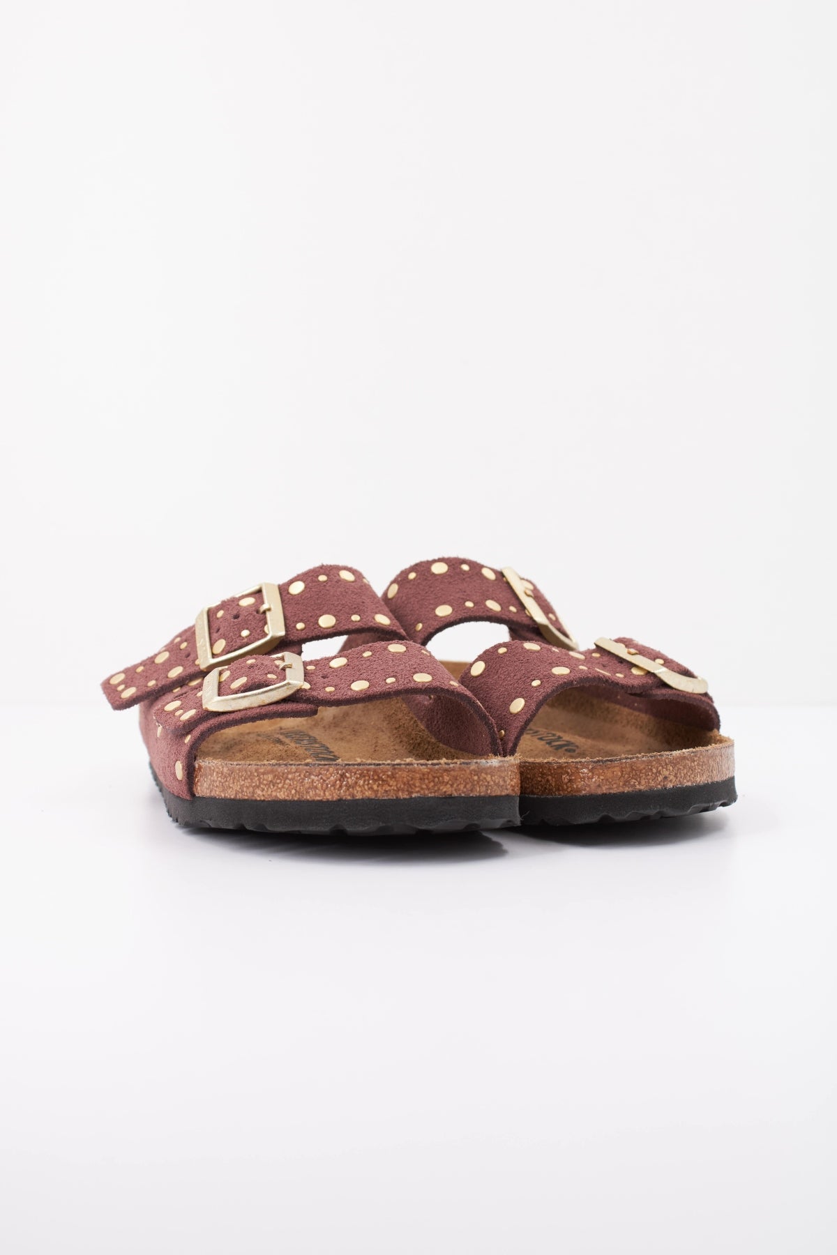 BIRKENSTOCK BI ARIZONA RIVETS SUEDE en color MARRON (2)