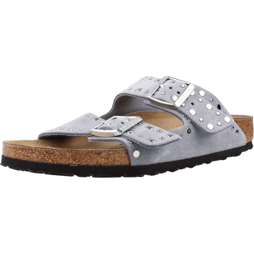 BIRKENSTOCK BI ARIZONA RIVETS SUEDE LEAT en color AZUL (1)