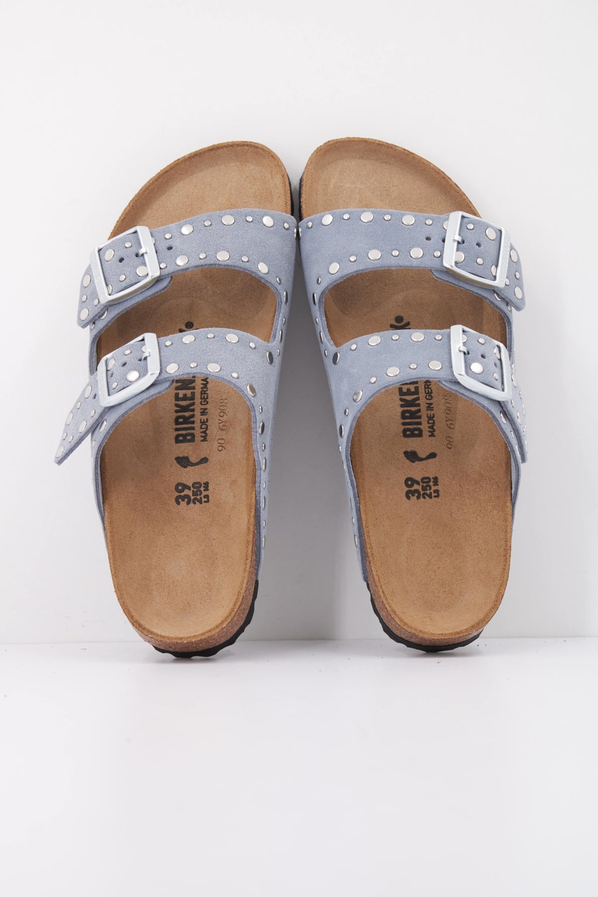BIRKENSTOCK BI ARIZONA RIVETS SUEDE LEAT en color AZUL (3)